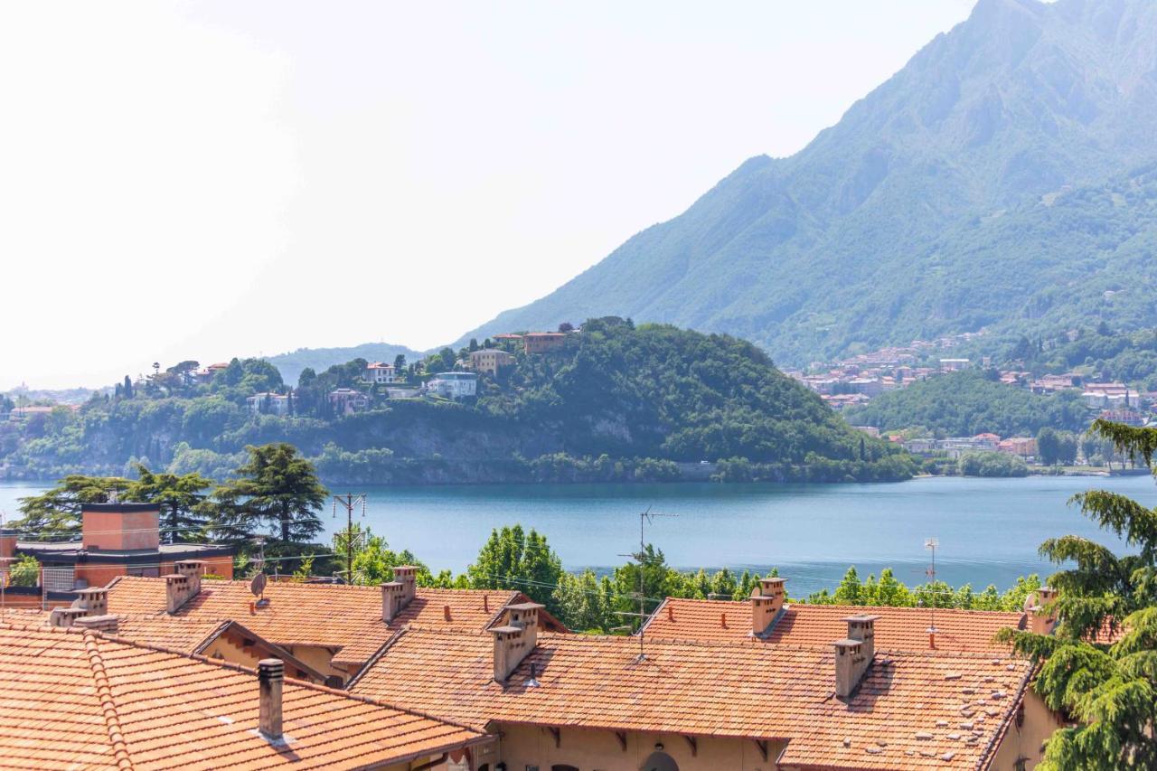 Ferienwohnung Terrazza Sul Lago - Open Space E Netflix Lecco Exterior foto